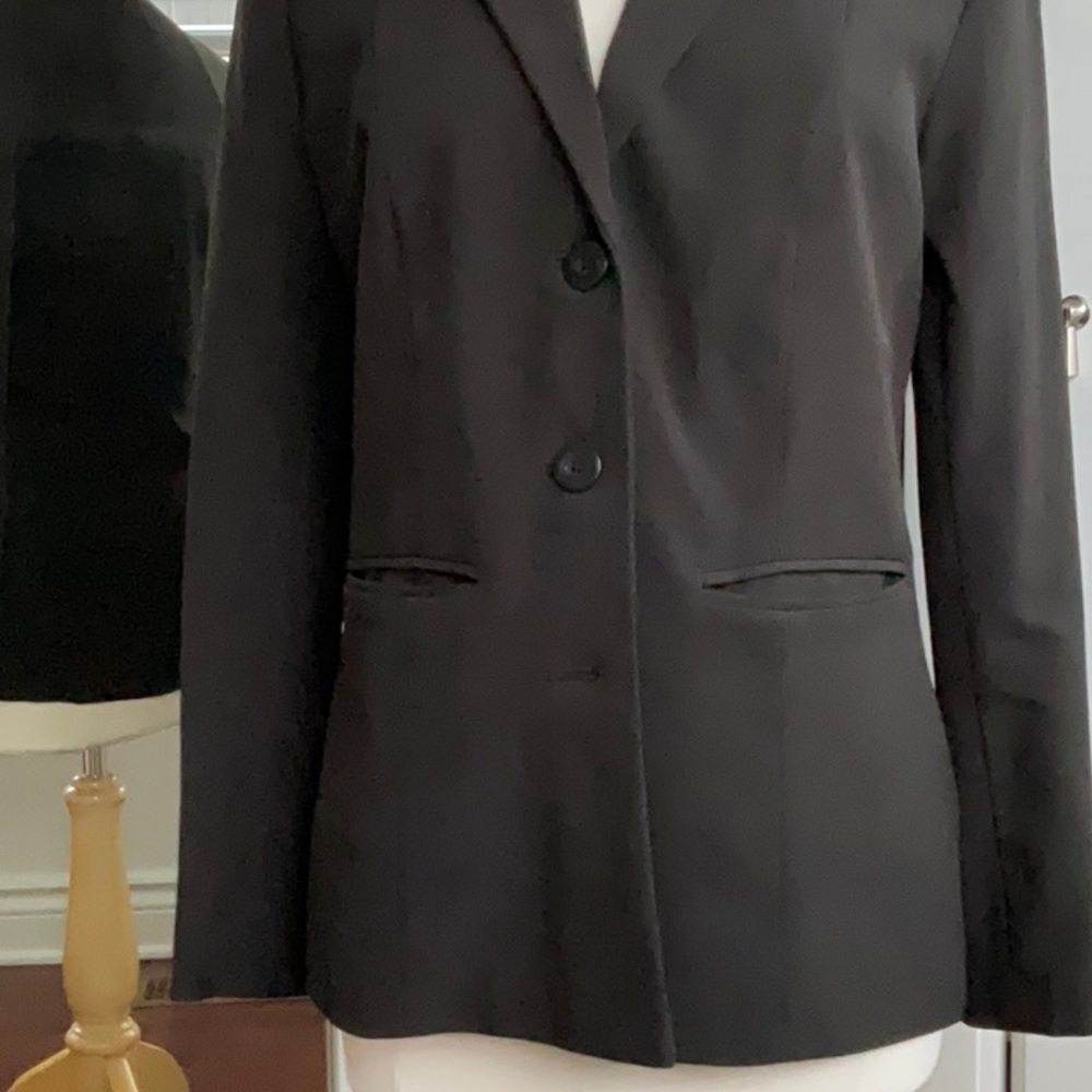 Women's Utc57 Classic Long Blazer / Black / Size 2 - Picture 3 of 16